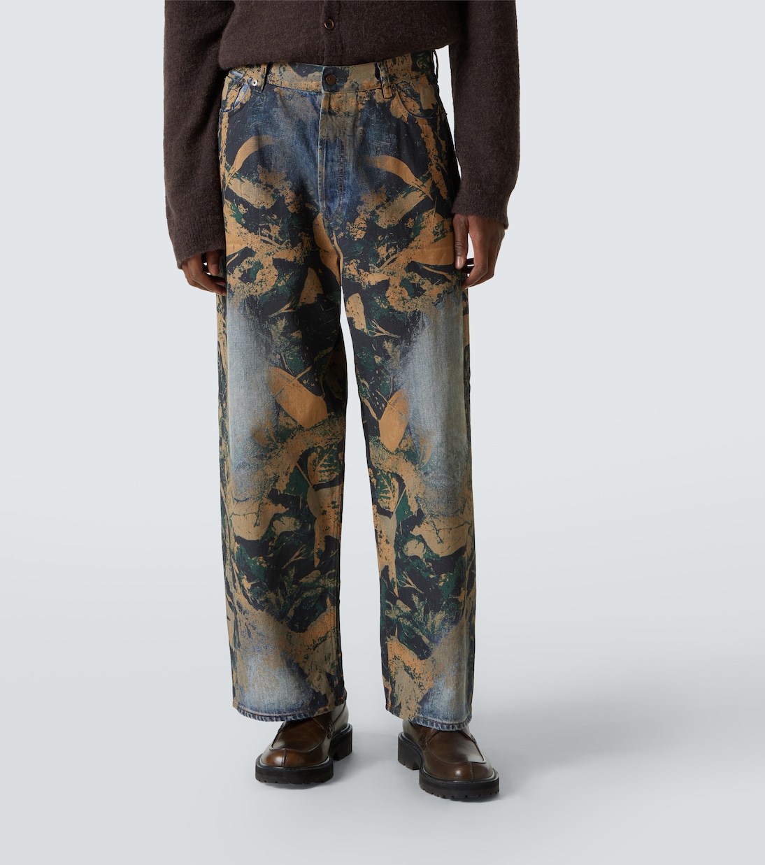 2023 printed wide-leg jeans | Acne Studios