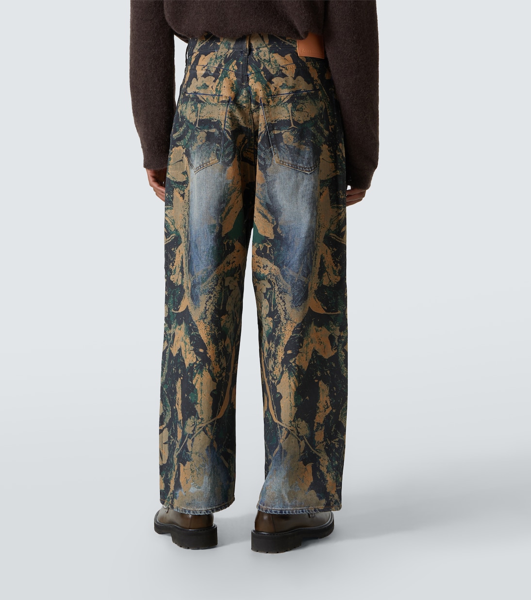 2023 printed wide-leg jeans | Acne Studios