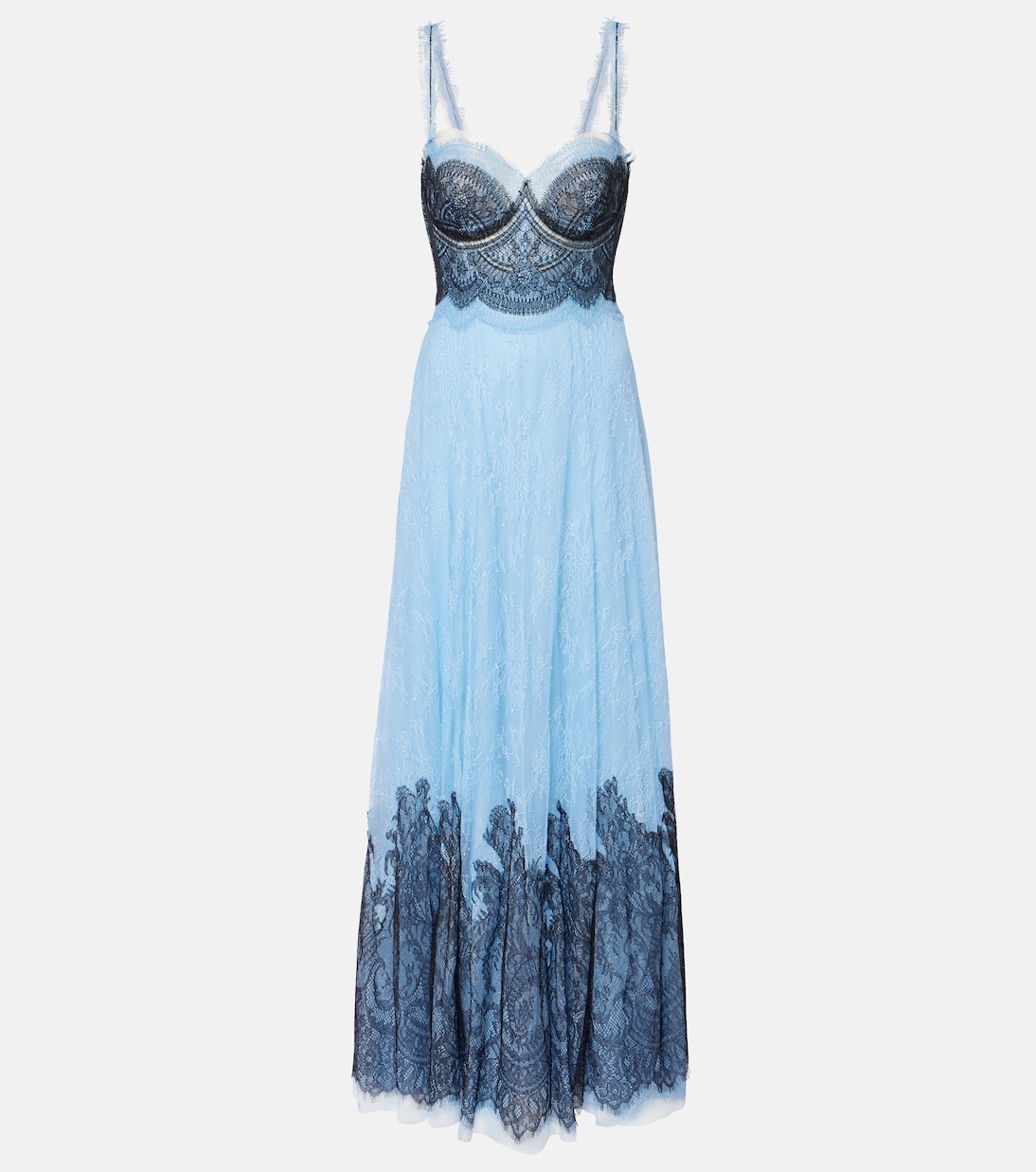 Gallie chantilly lace gown | Costarellos