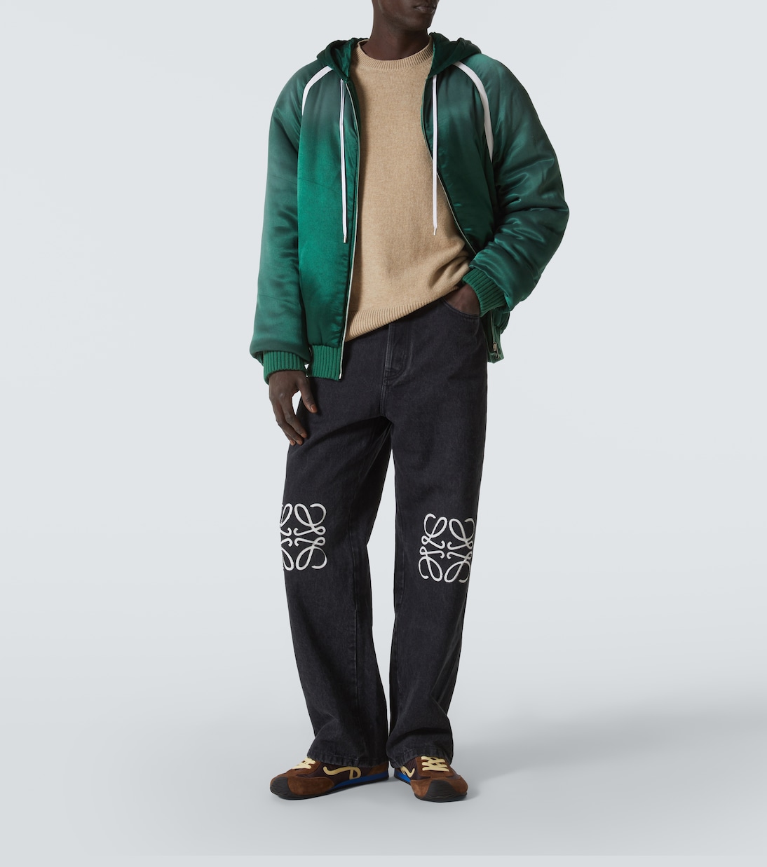 Satin tracksuit jacket | Loewe