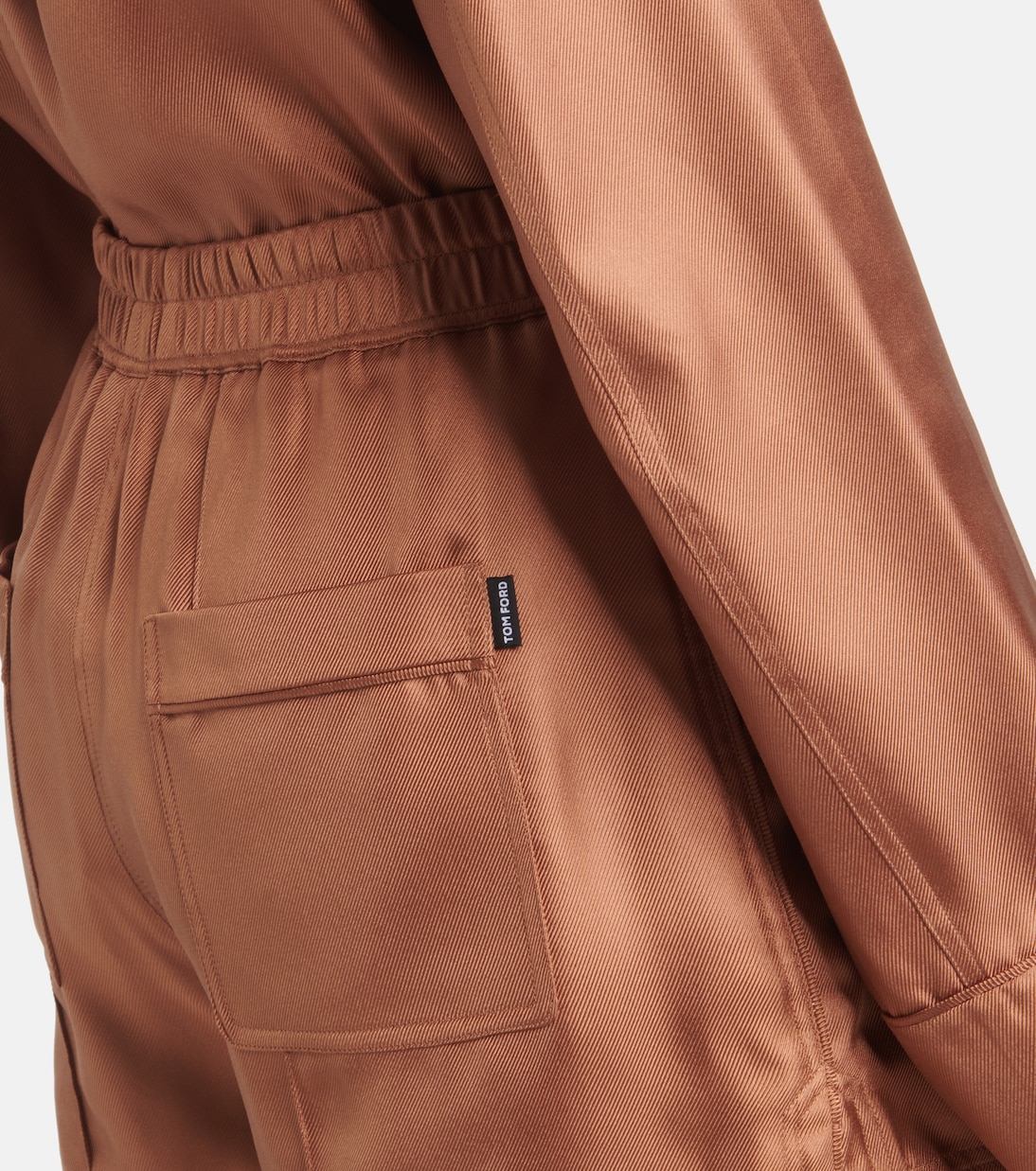 Shorts aus Seiden-Twill | Tom Ford