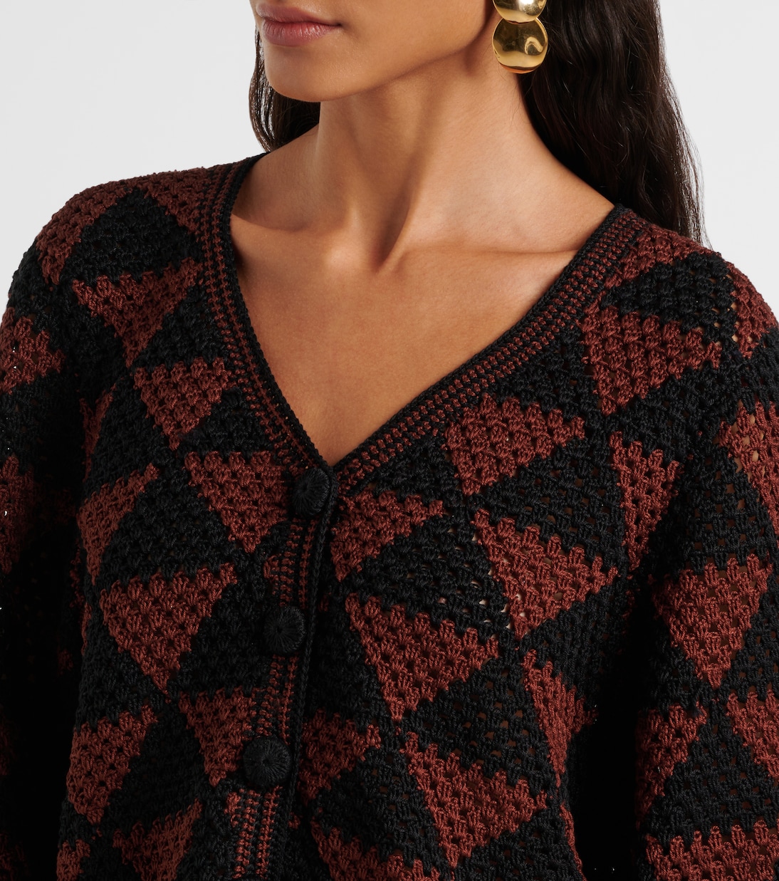 Cardigan Malia aus Häkelstrick | Anna Kosturova