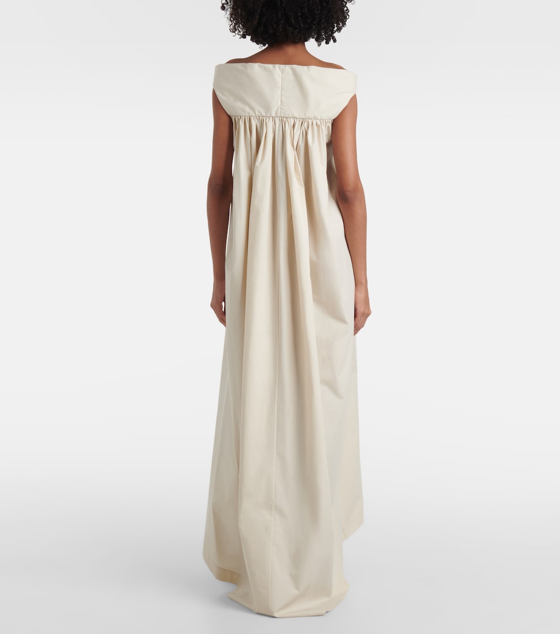 Abito lungo Chalice in popeline di cotone | Rick Owens