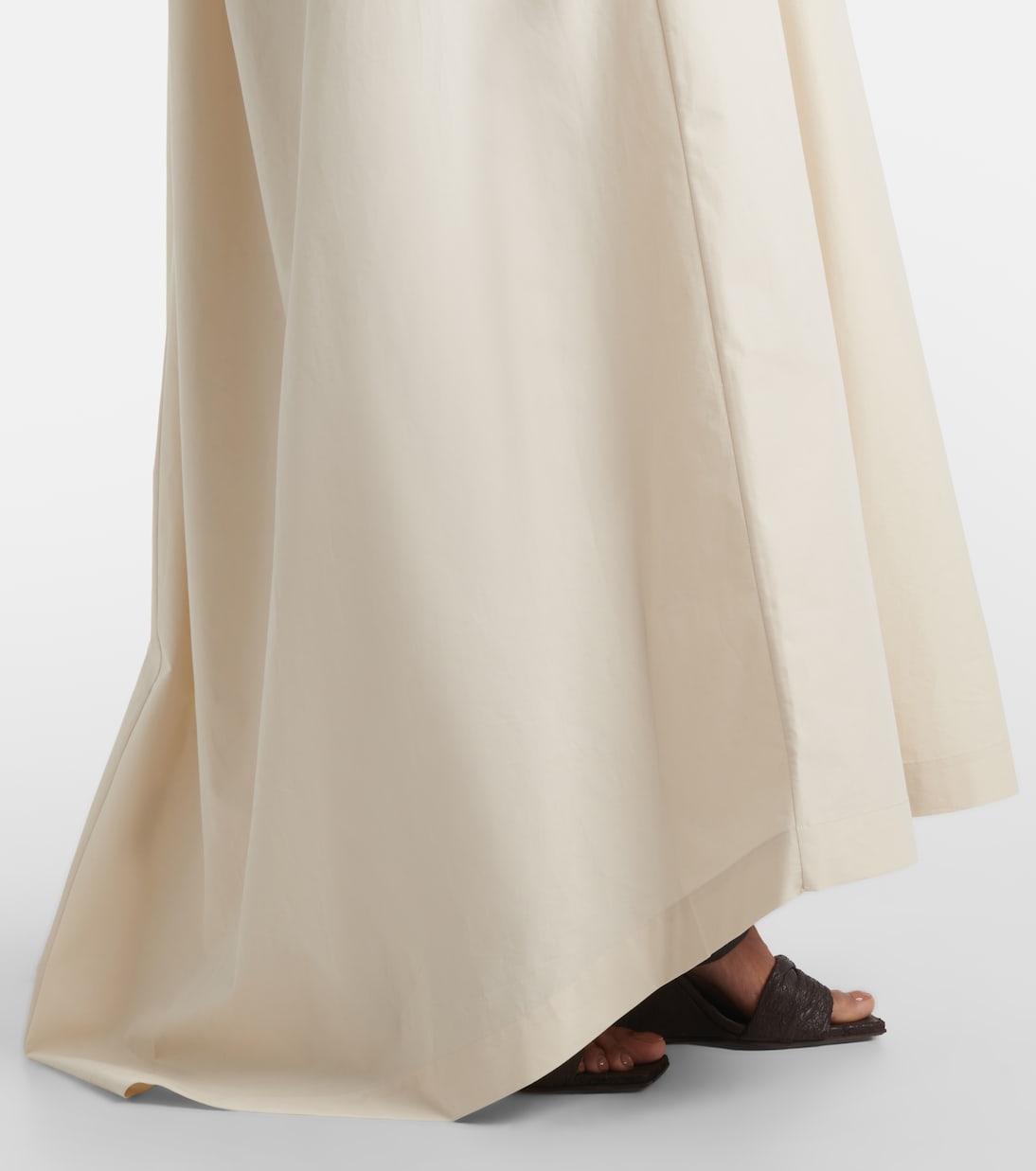 Abito lungo Chalice in popeline di cotone | Rick Owens