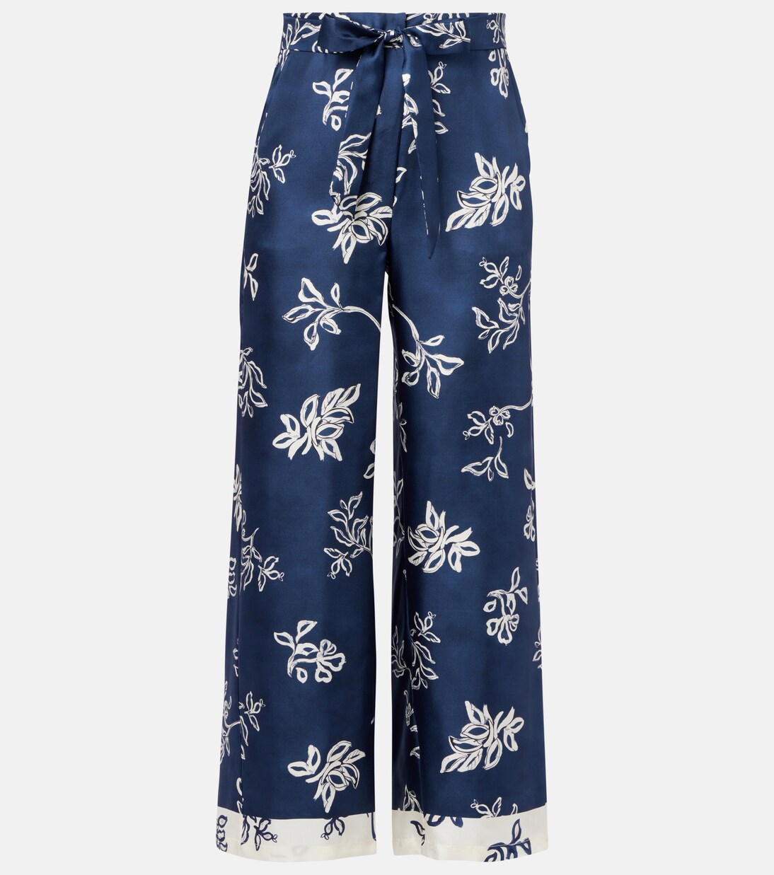 Pantalon ample Cinzia à taille haute en soie | 'S Max Mara