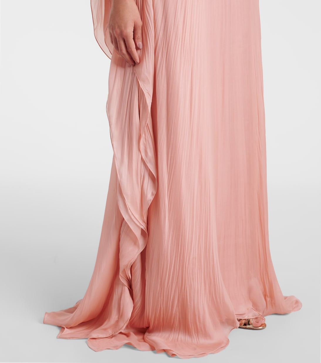 缀饰真丝罩衫裙 | Marmar Halim