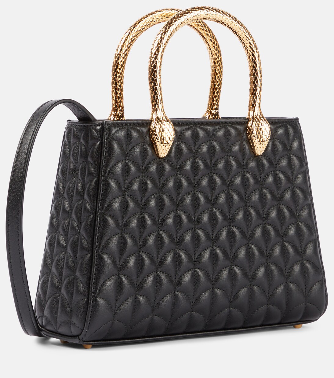 Serpentine Duo leather tote bag | Bvlgari
