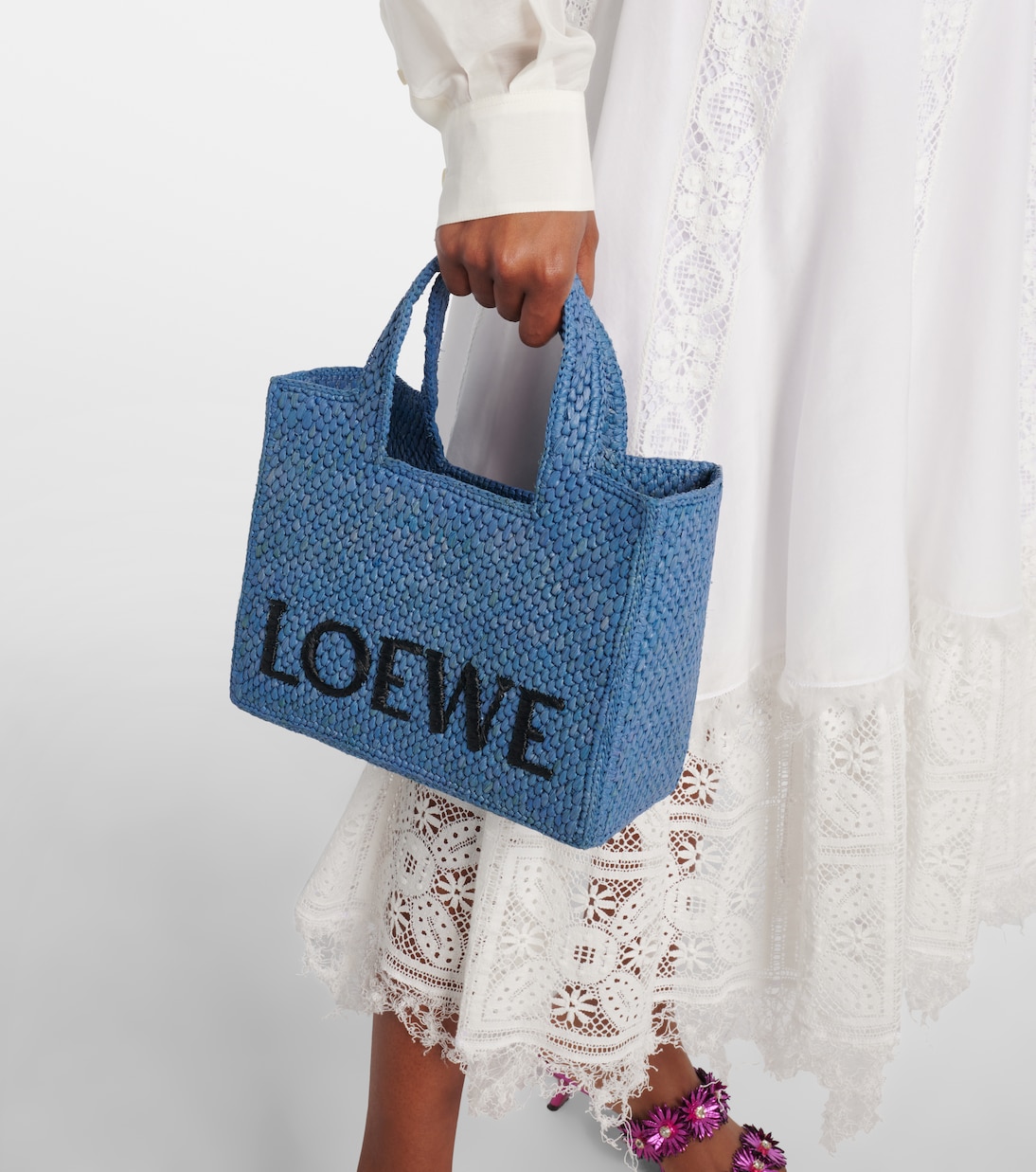 Paula's Ibiza Loewe Font Small tote bag | Loewe