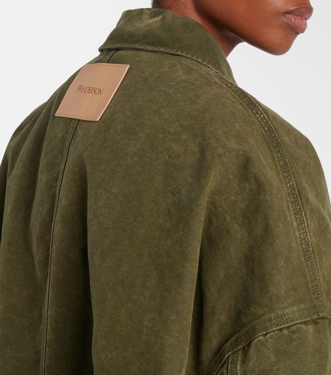 Oversized cotton bomber jacket | JW Anderson