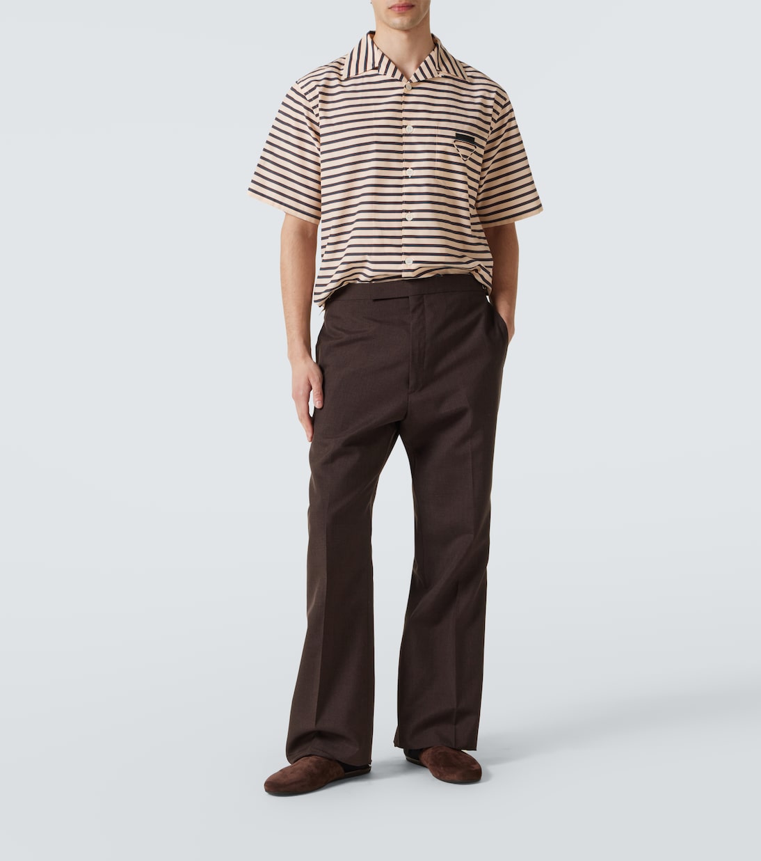 스웨이드 뮬 | Prada