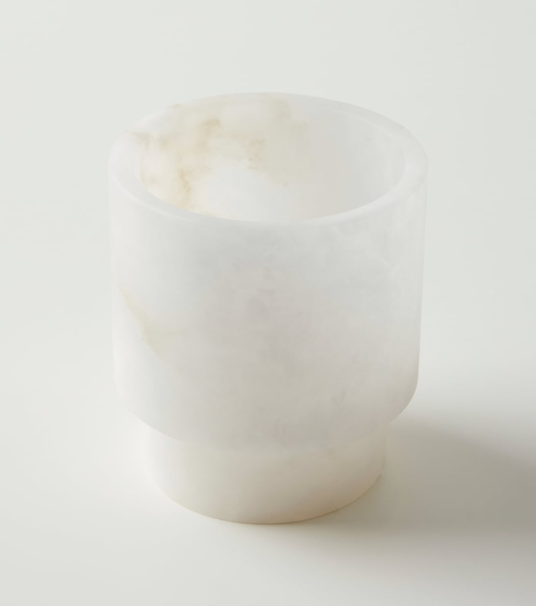 Tlight alabaster tealight holder | Michaël Verheyden