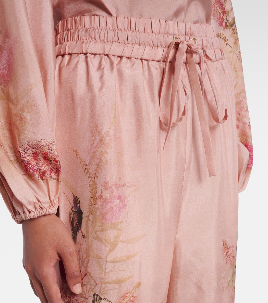 Cascadian floral silk wide-leg pants | Zimmermann