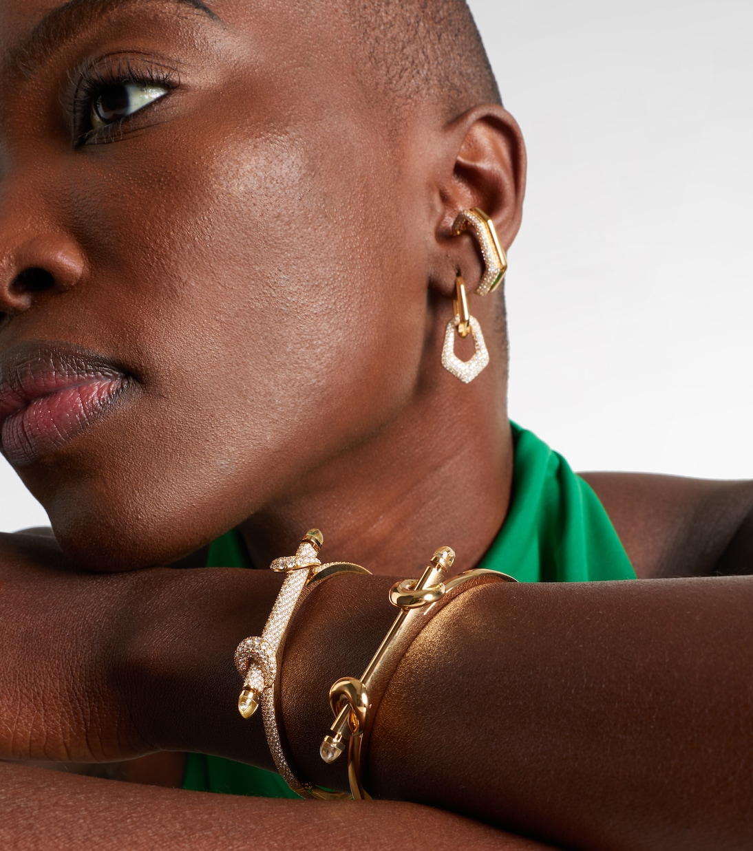 Bracciale Chakra in oro 18kt con quarzo | Ananya