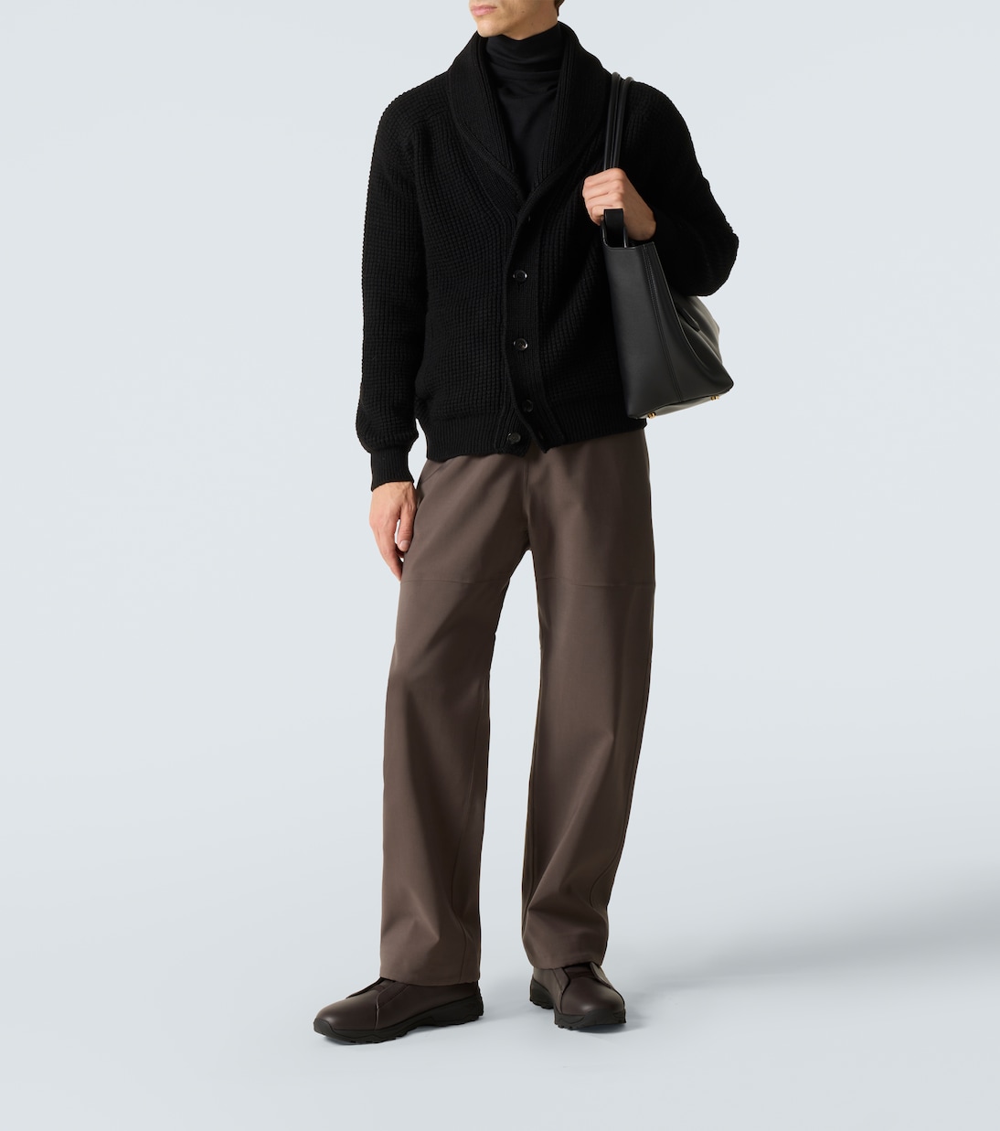 Triple Stitch Vetta leather sneakers | Zegna