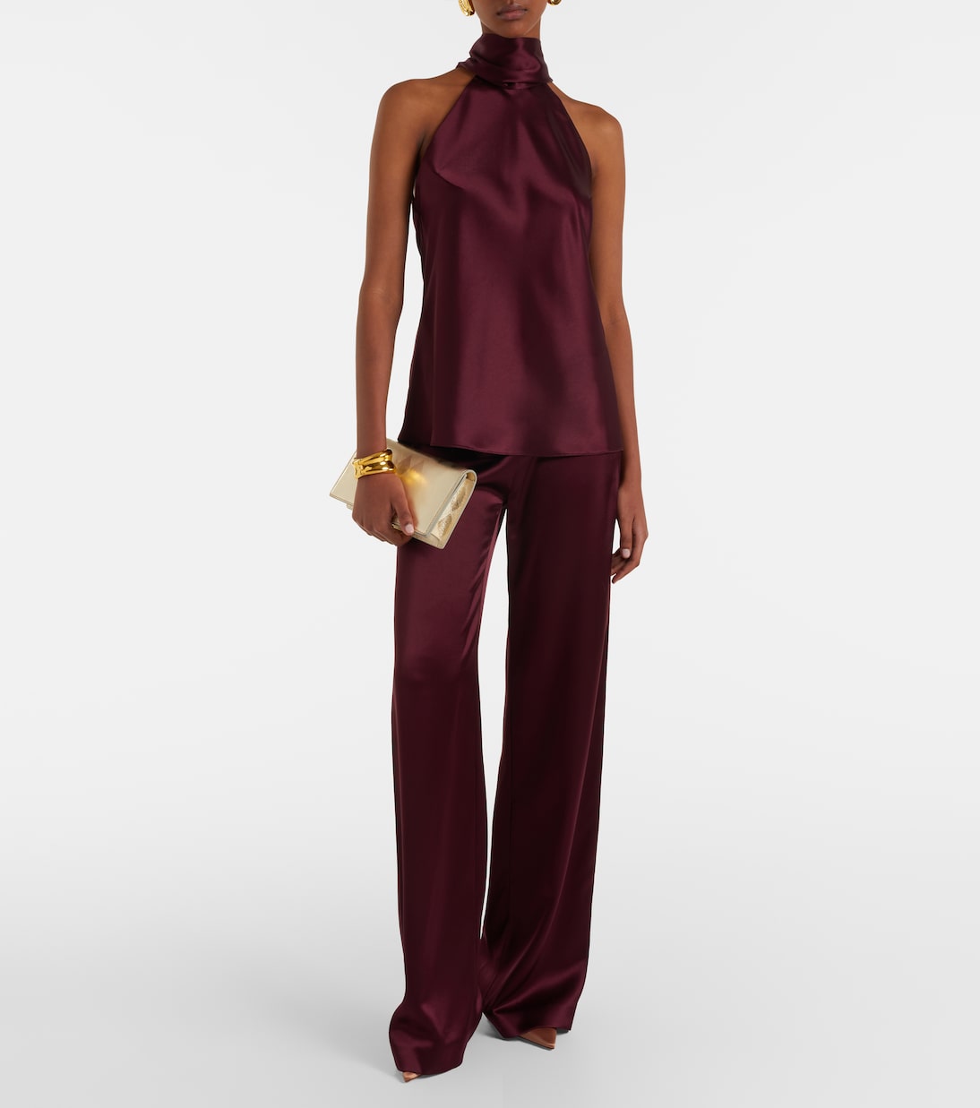 Top Sienna aus Satin | Galvan