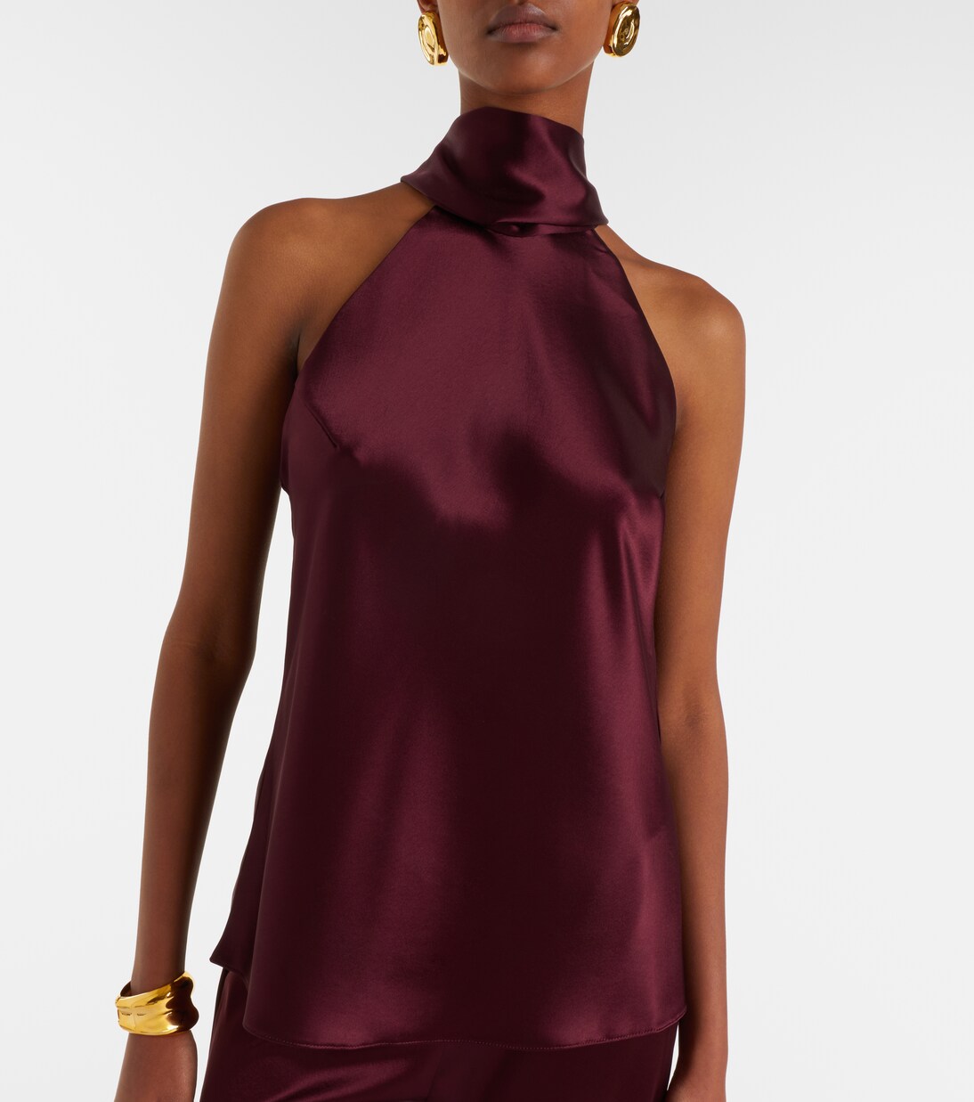 Top Sienna aus Satin | Galvan