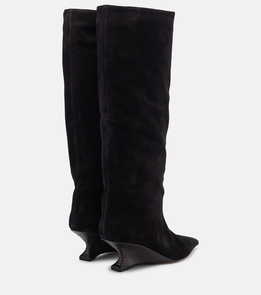 Nina 50 suede knee-high boots | Paris Texas