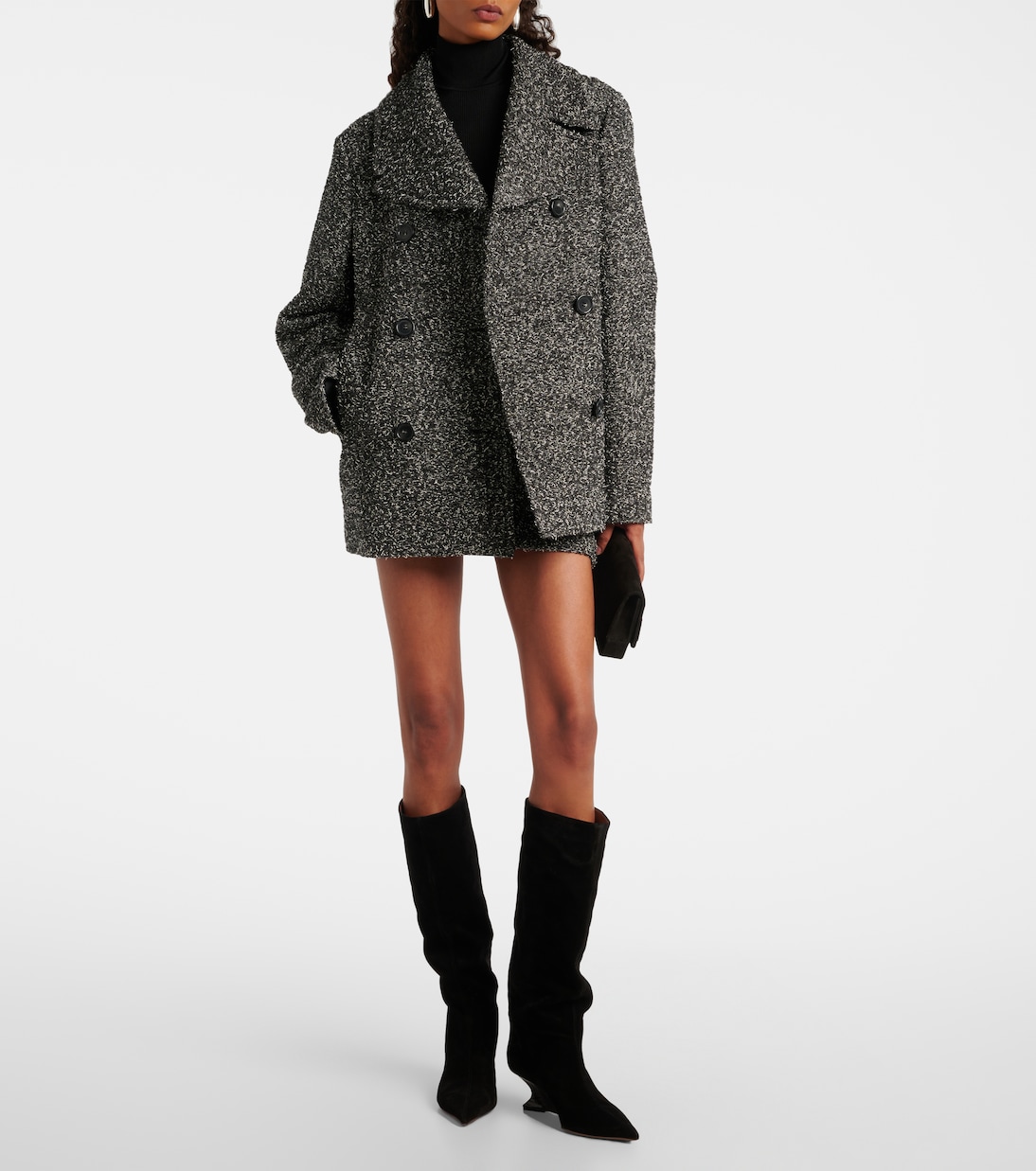 Nina 50 suede knee-high boots | Paris Texas