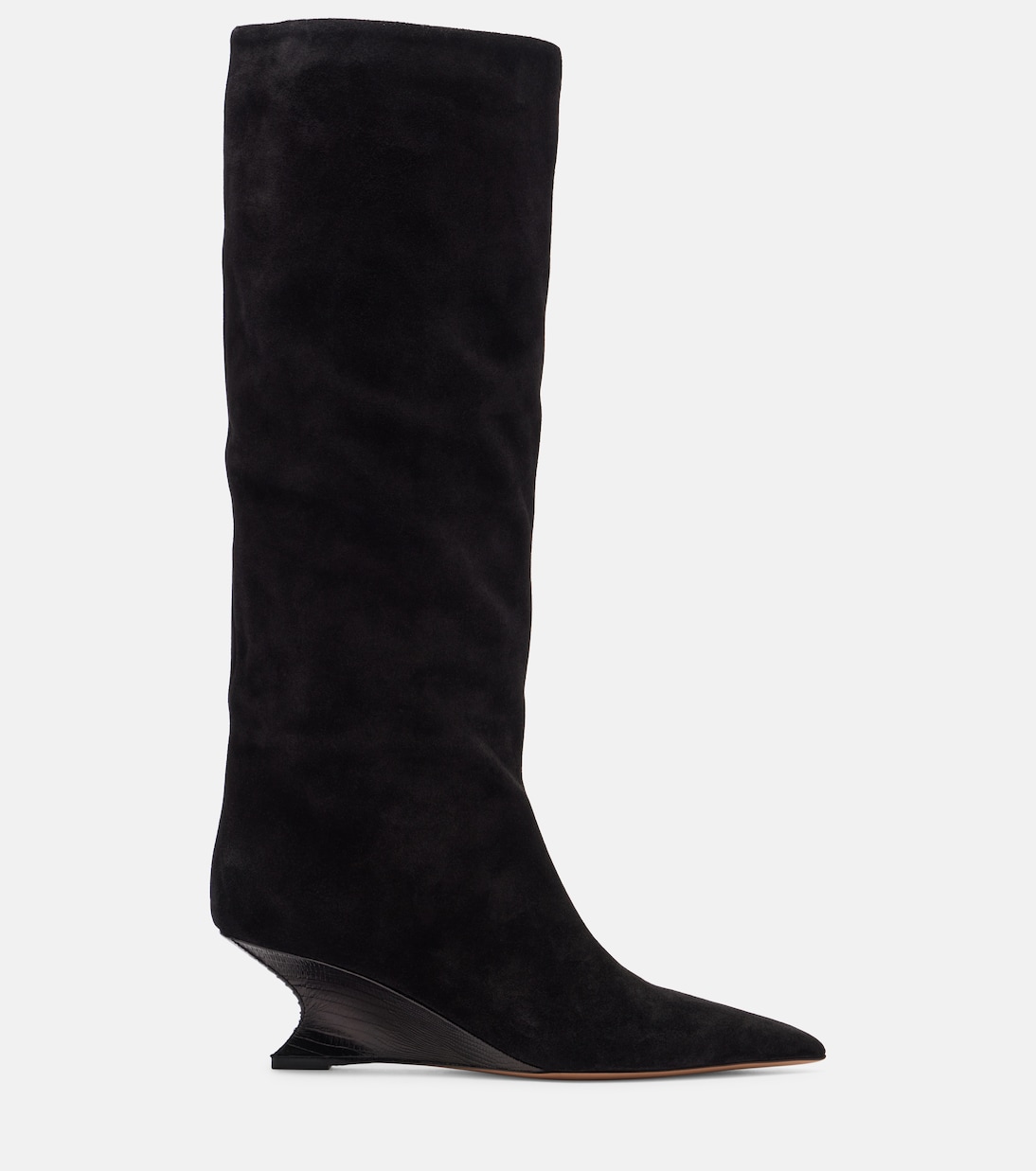 Nina 50 suede knee-high boots | Paris Texas