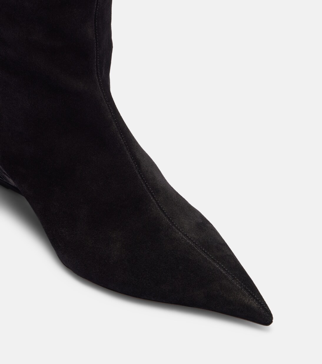 Nina 50 suede knee-high boots | Paris Texas