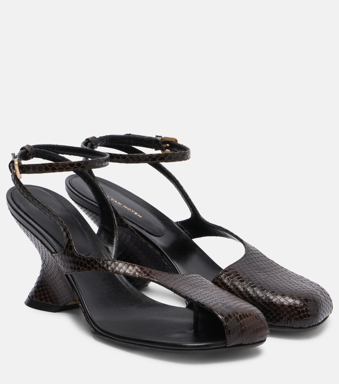 DRIES VAN NOTEN 4連レザーブレスレット BLK•GLD/34 DRIES VAN NOTEN 4連レザーブレスレット BLK•GLD/34 【公式通販】