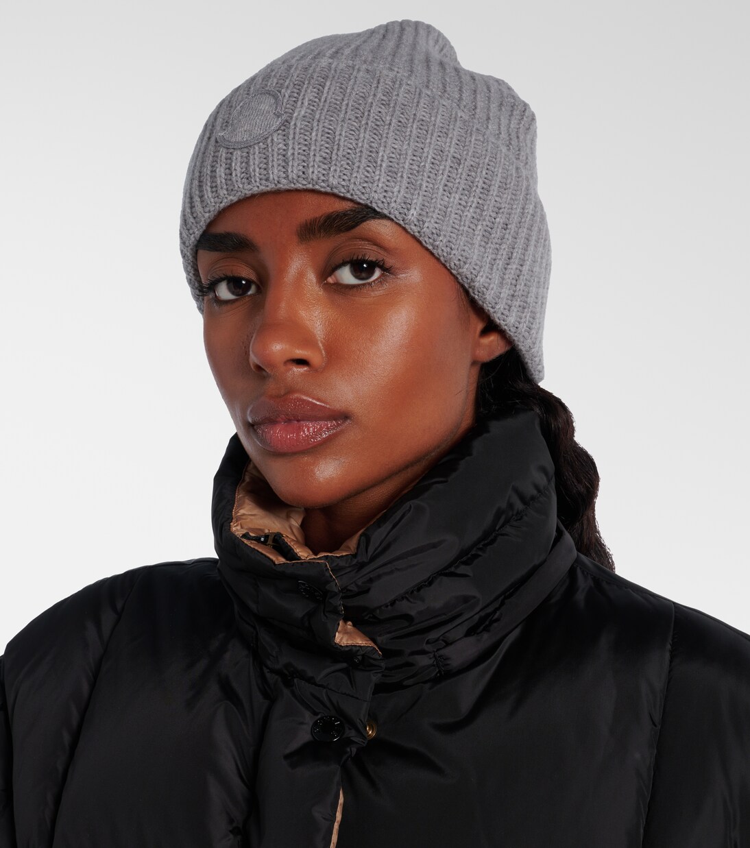 Ribbed-knit cashmere beanie | Moncler