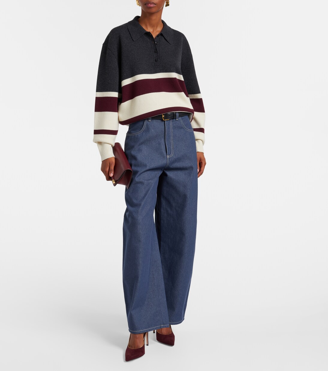 Ribbon Sling 95 suede slingback pumps | Gianvito Rossi