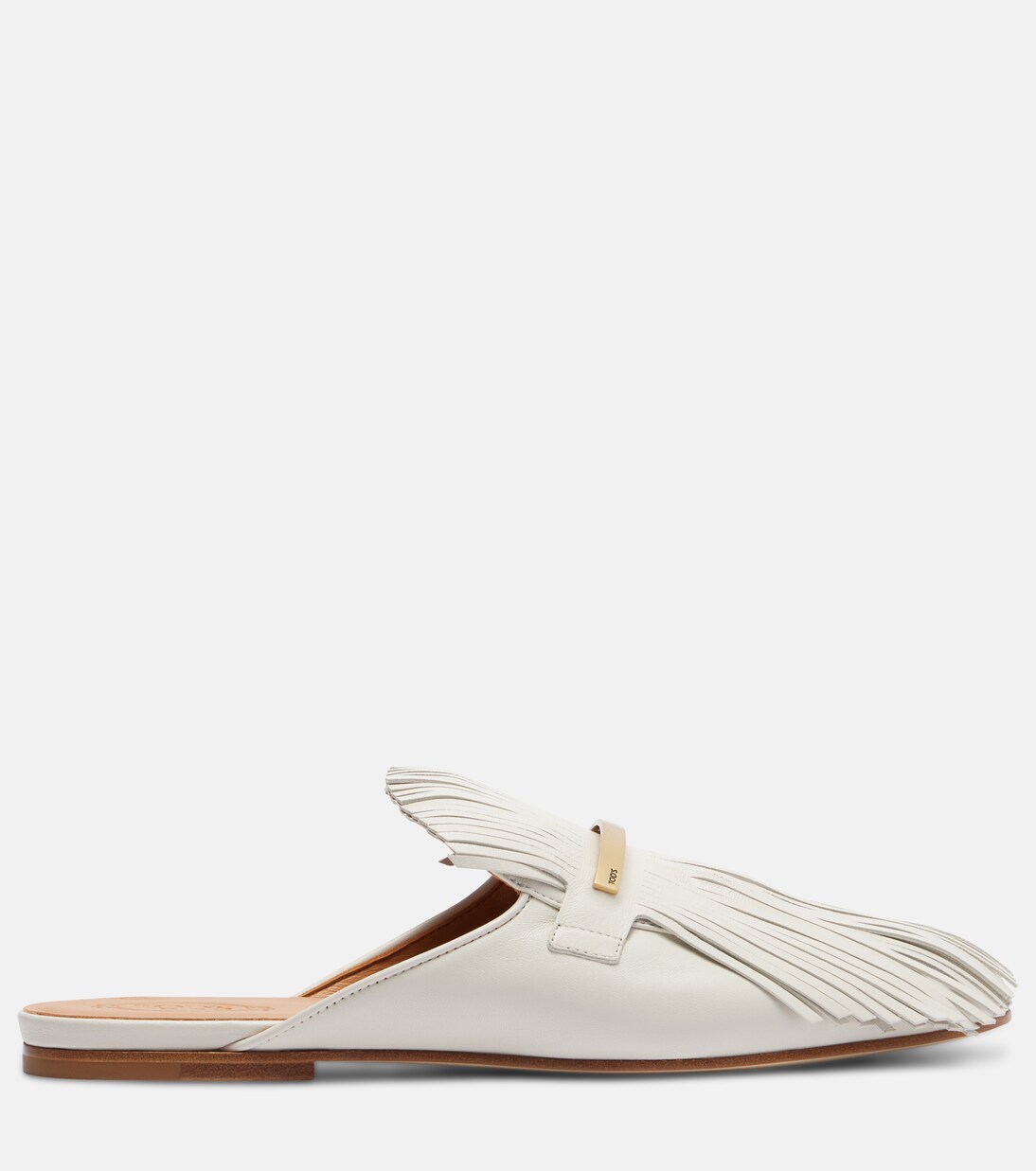 Fringed leather mules | Tod's