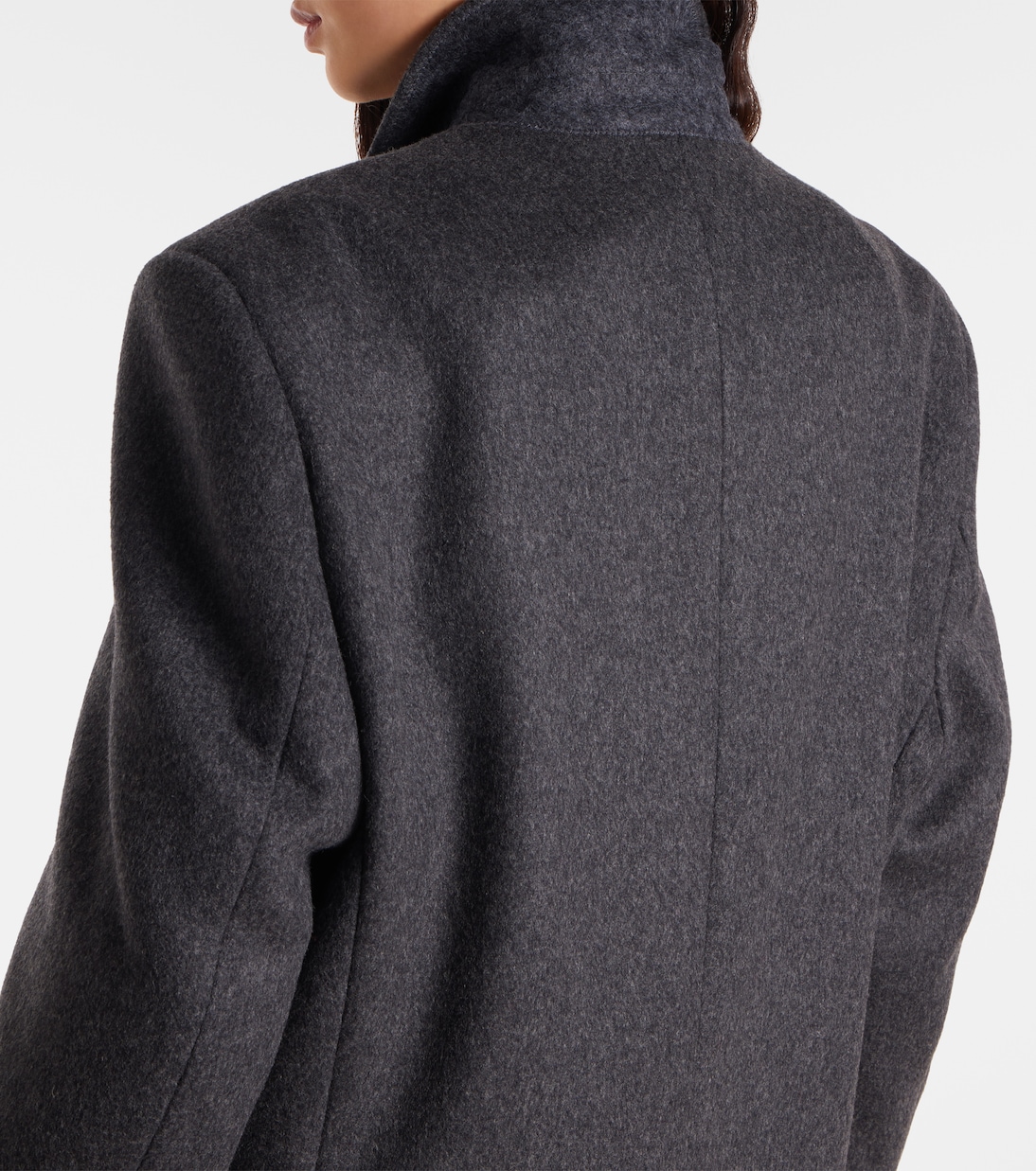 Double-breasted wool-blend coat | Róhe