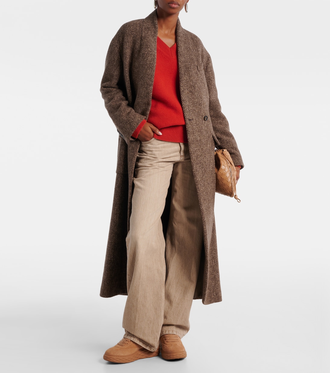  Diamond Maxi shearling-trimmed suede sneakers | Jimmy Choo