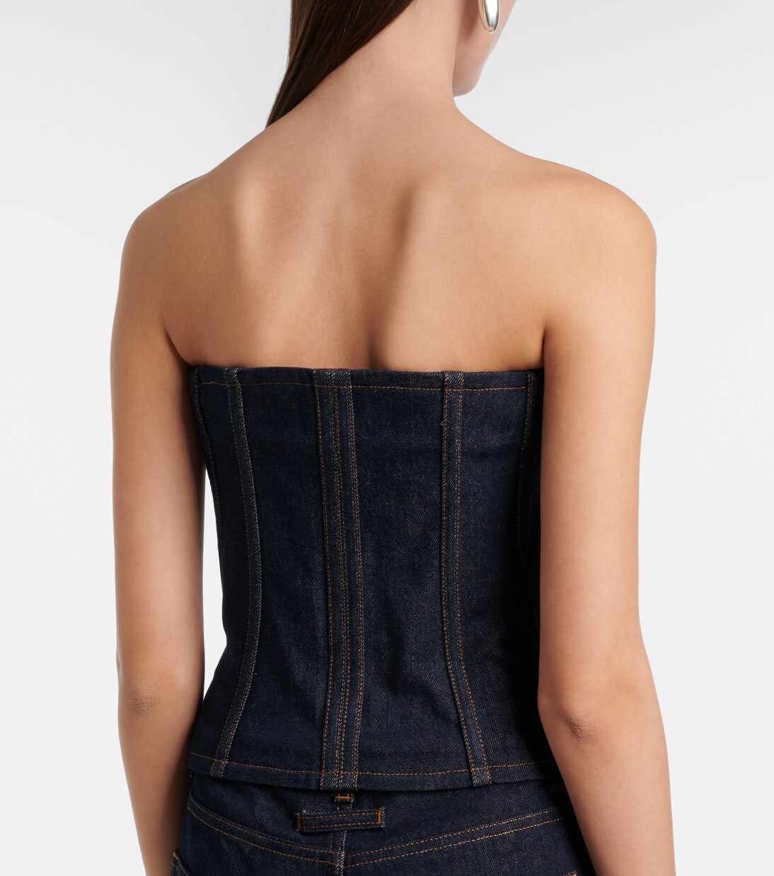 Denim corset | Jean Paul Gaultier