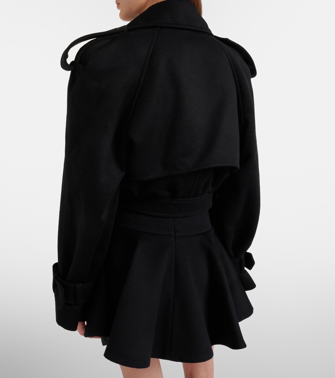 Cropped-Jacke aus Wolle | Wardrobe.NYC