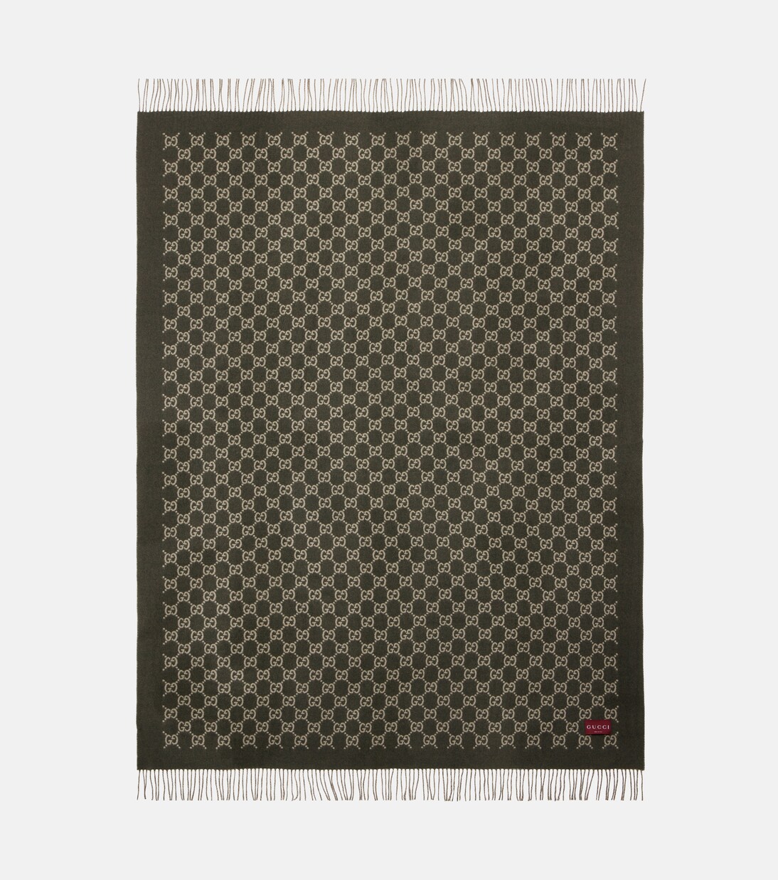 GG reversible wool and cashmere blanket | Gucci