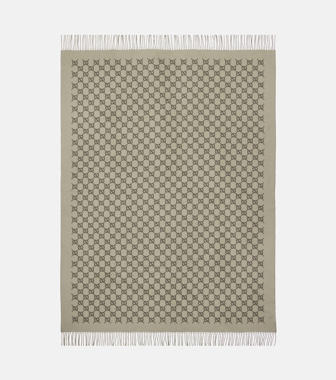 GG reversible wool and cashmere blanket | Gucci