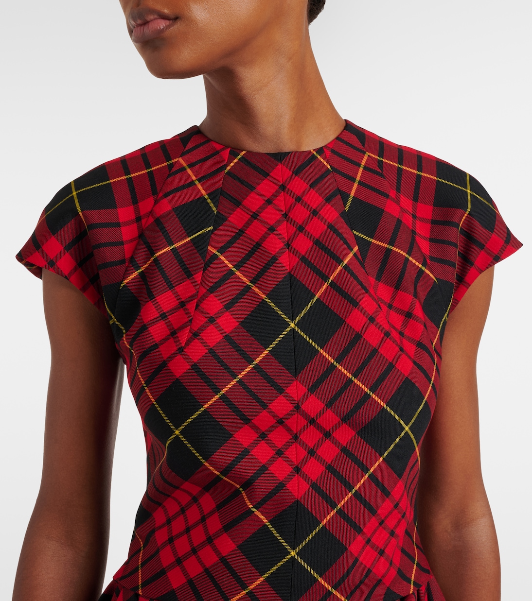 Asymmetric minidress | McQueen