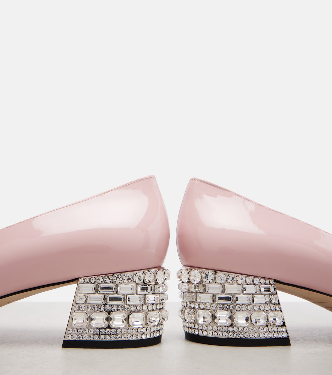 Pumps Elisa 45 aus Lackleder mit Kristallen | Jimmy Choo