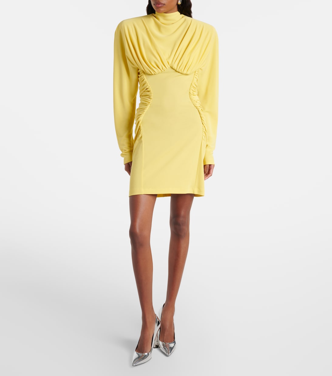 Draped jersey minidress | Stella McCartney