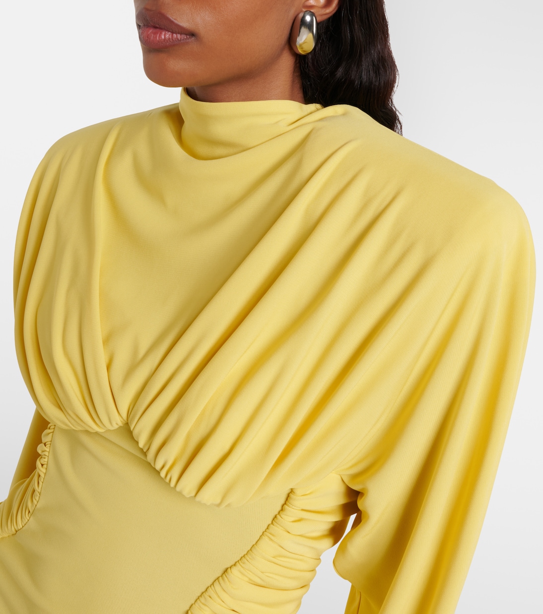 Draped jersey minidress | Stella McCartney