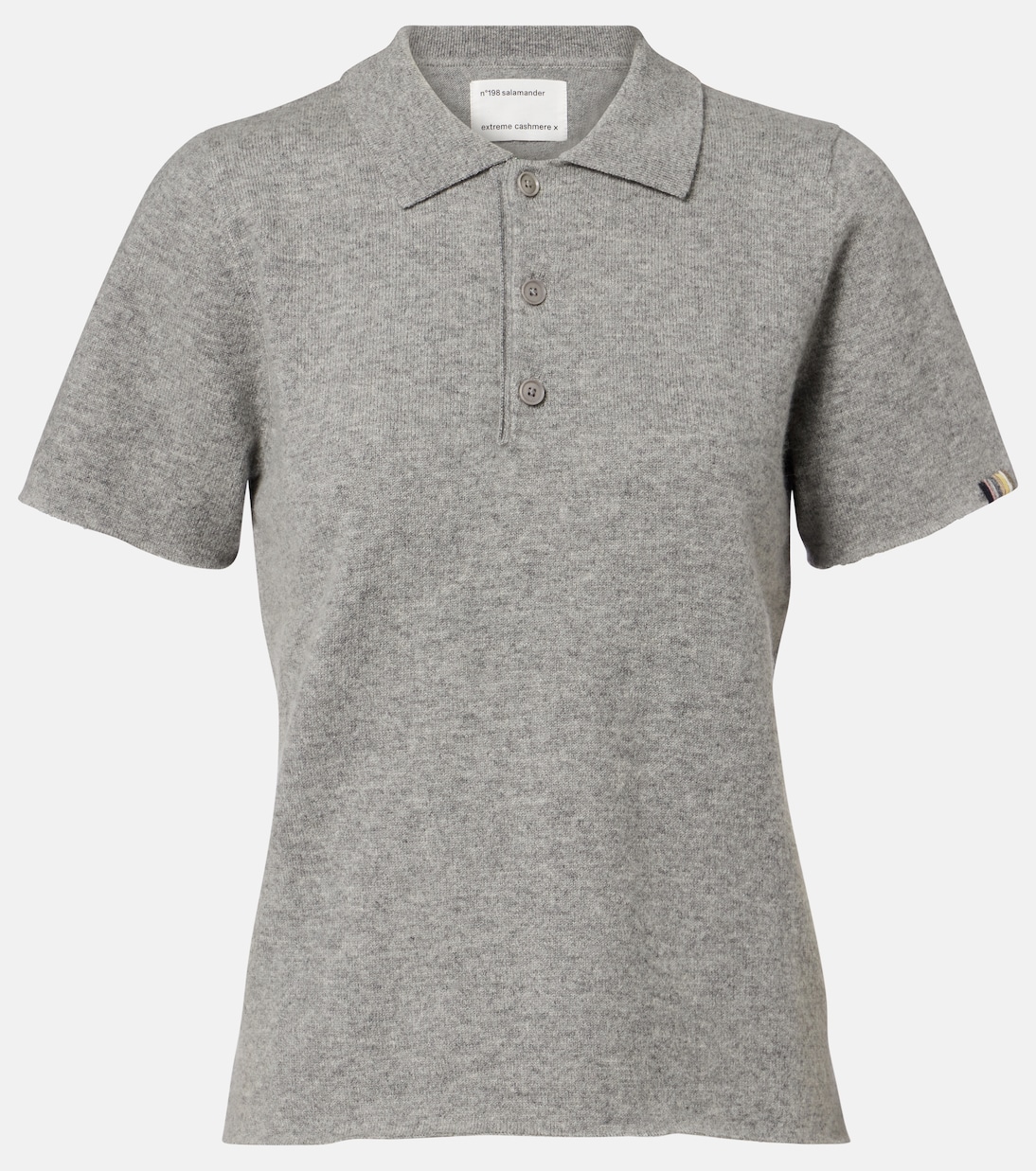 N°198 Salamander cashmere-blend polo shirt | Extreme Cashmere