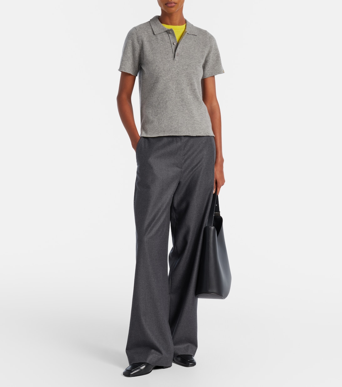 N°198 Salamander cashmere-blend polo shirt | Extreme Cashmere