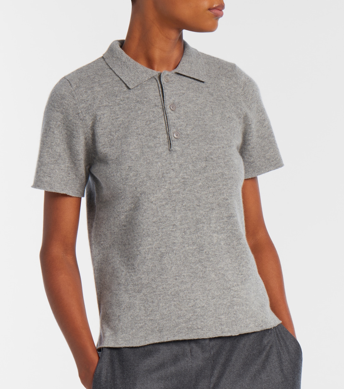 N°198 Salamander cashmere-blend polo shirt | Extreme Cashmere