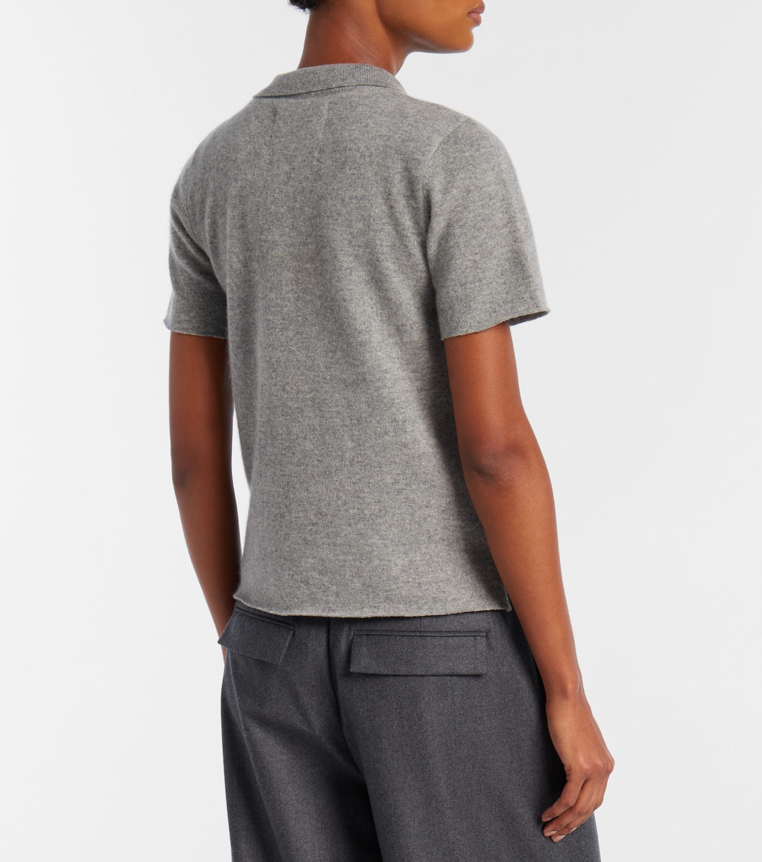 N°198 Salamander cashmere-blend polo shirt | Extreme Cashmere