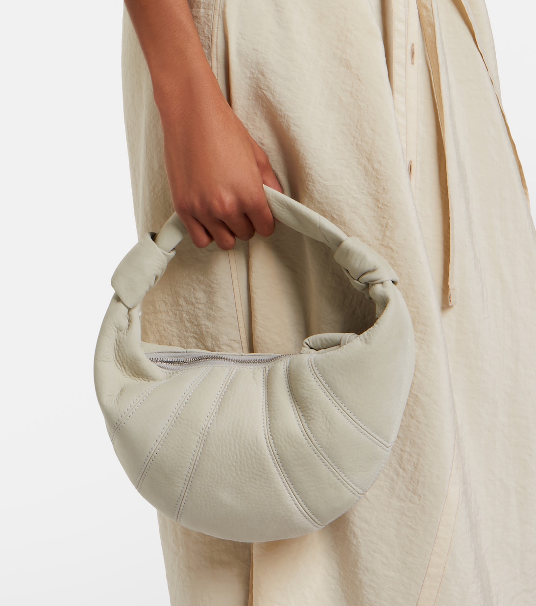 Fortune Croissant Mini leather shoulder bag | Lemaire