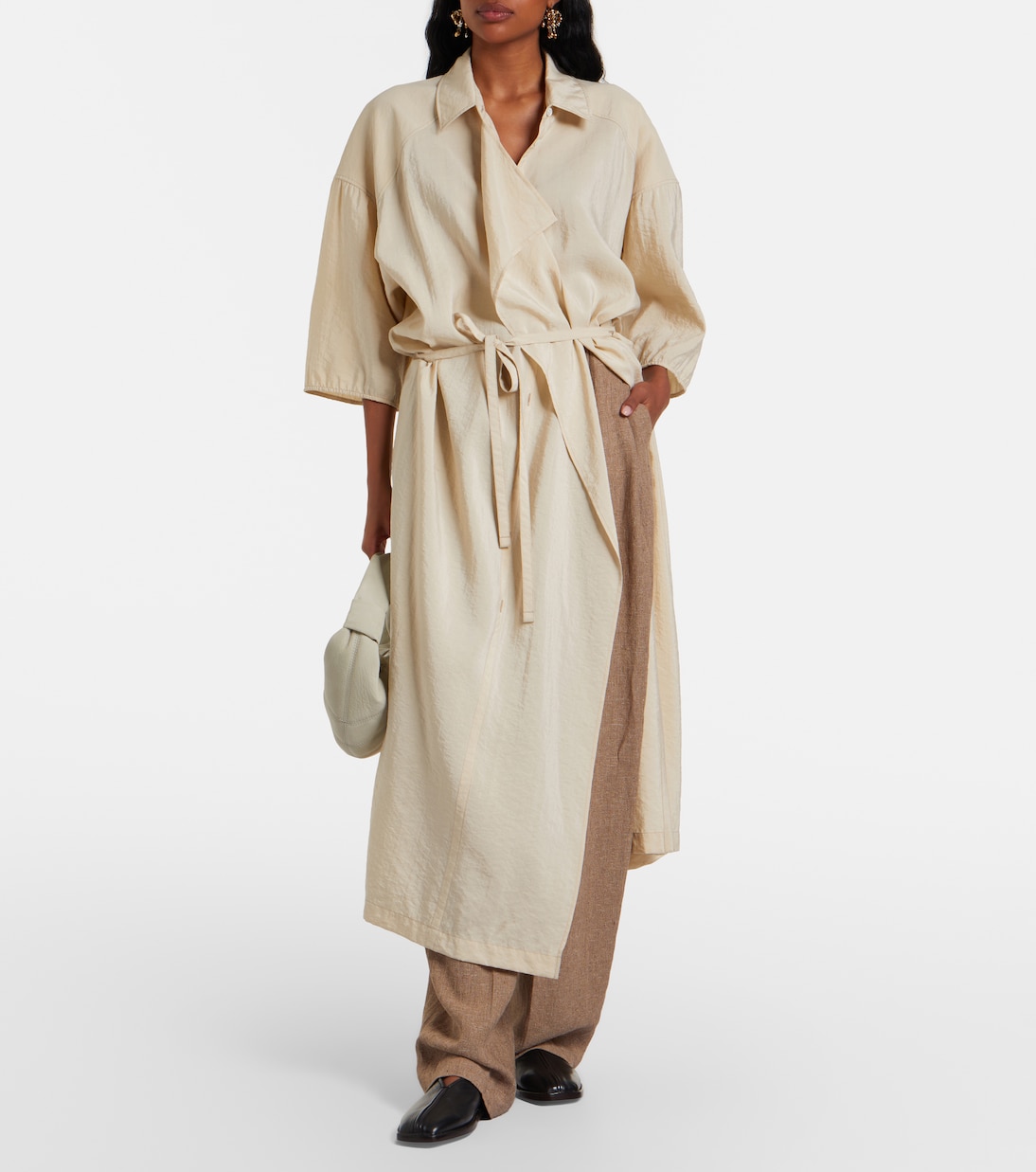 Fortune Croissant Mini leather shoulder bag | Lemaire