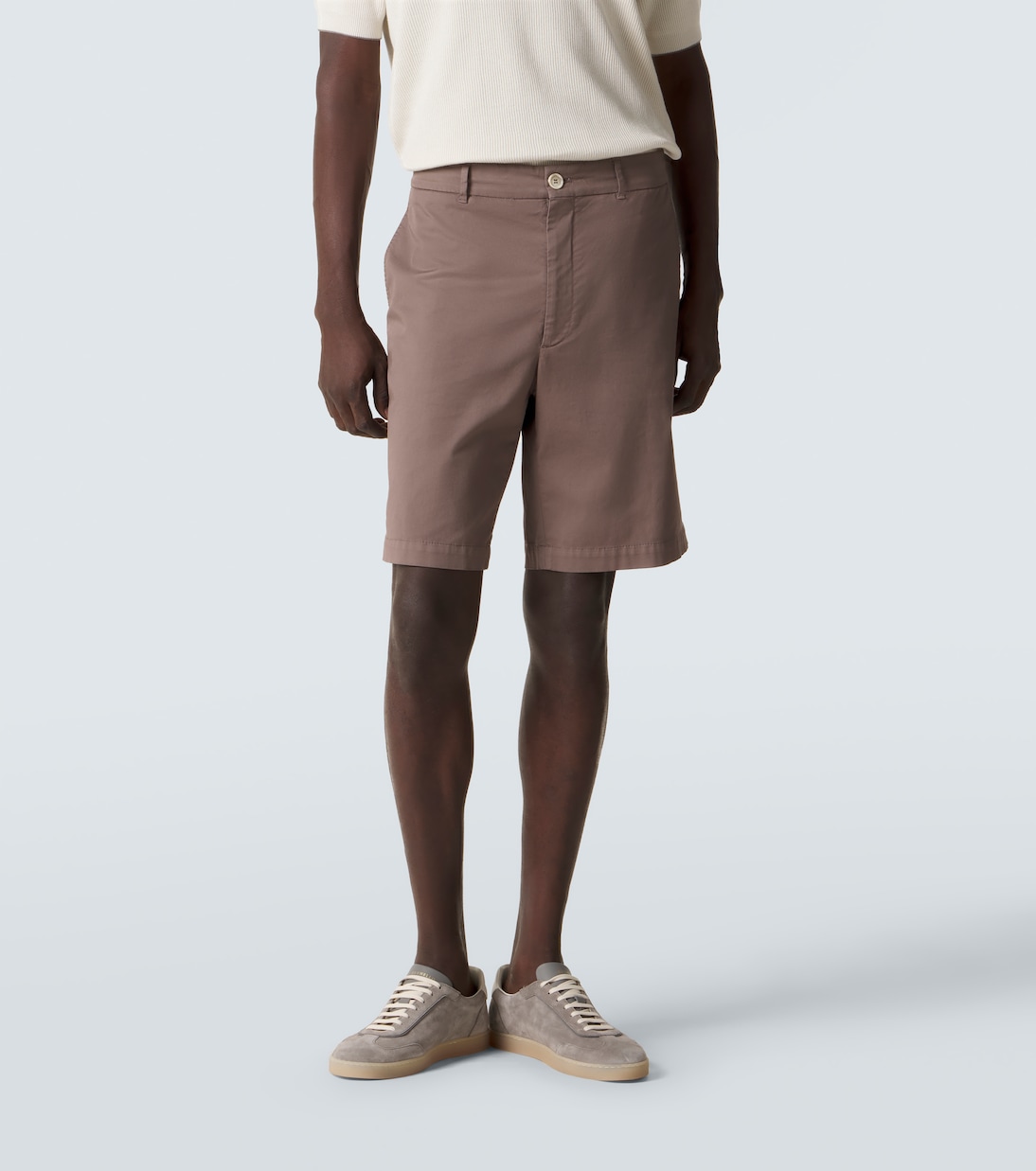 Cotton-blend Bermuda shorts | Brunello Cucinelli