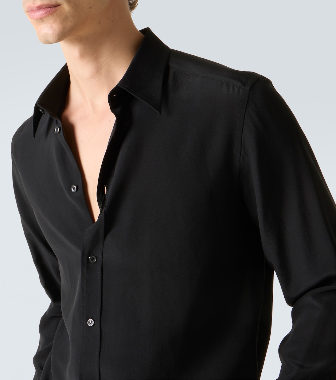 Hemd aus Crêpe de Chine aus Seide | Dolce&Gabbana