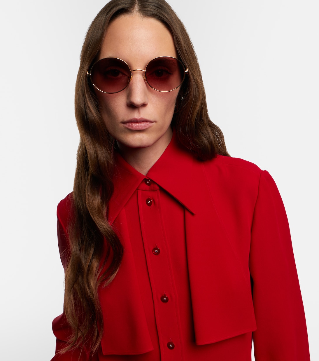 VLogo round sunglasses | Valentino