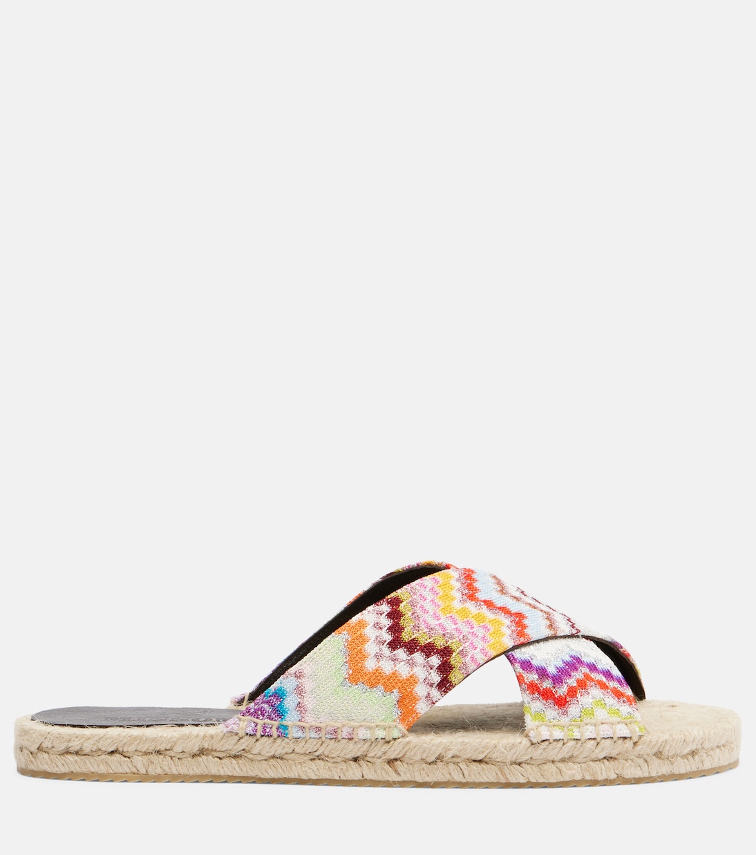 Harlow Zigzag lamé espadrille sandals | Missoni