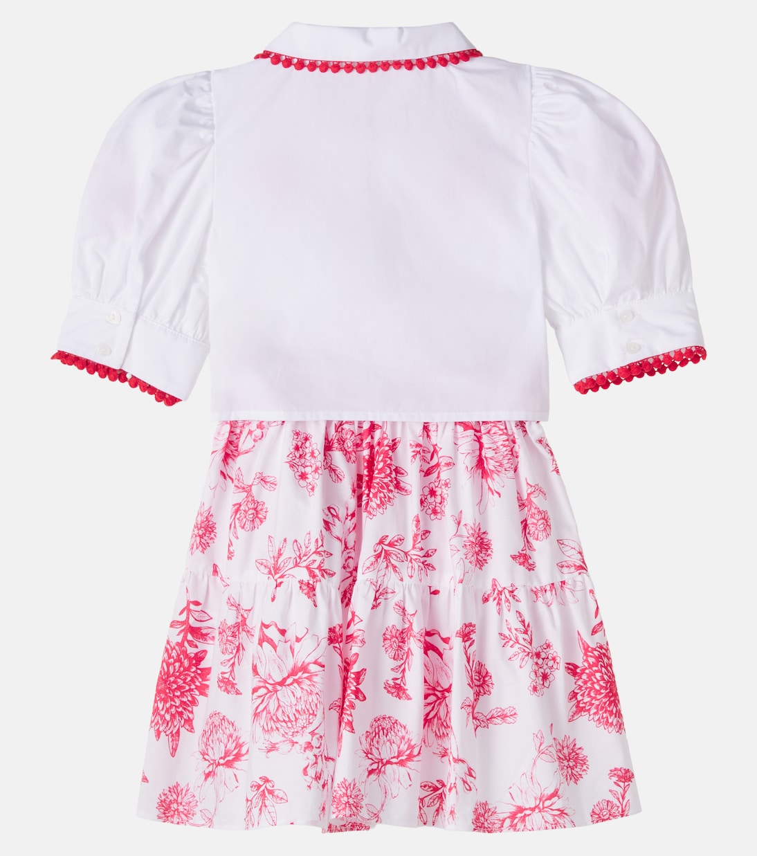 Cotton shirt and skirt set | Patachou