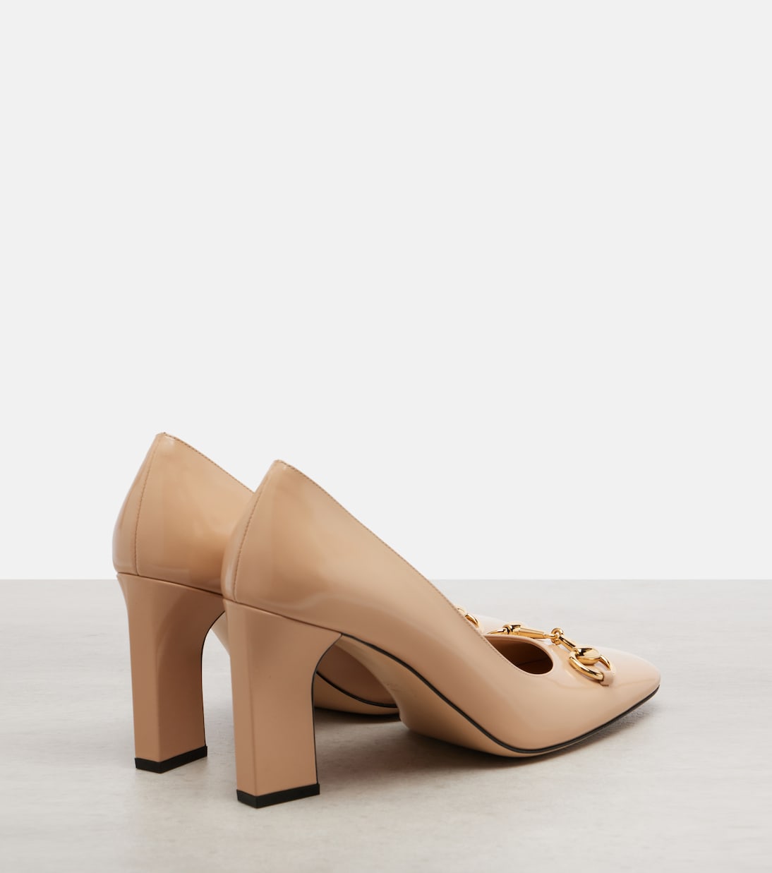 Signora Horsebit leather pumps | Gucci